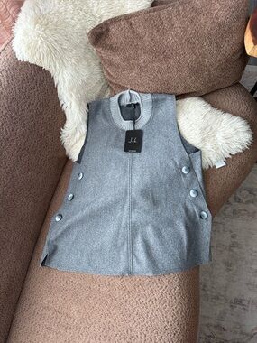 Joh Apparel Felecia Pullover Vest in Grey🌿
